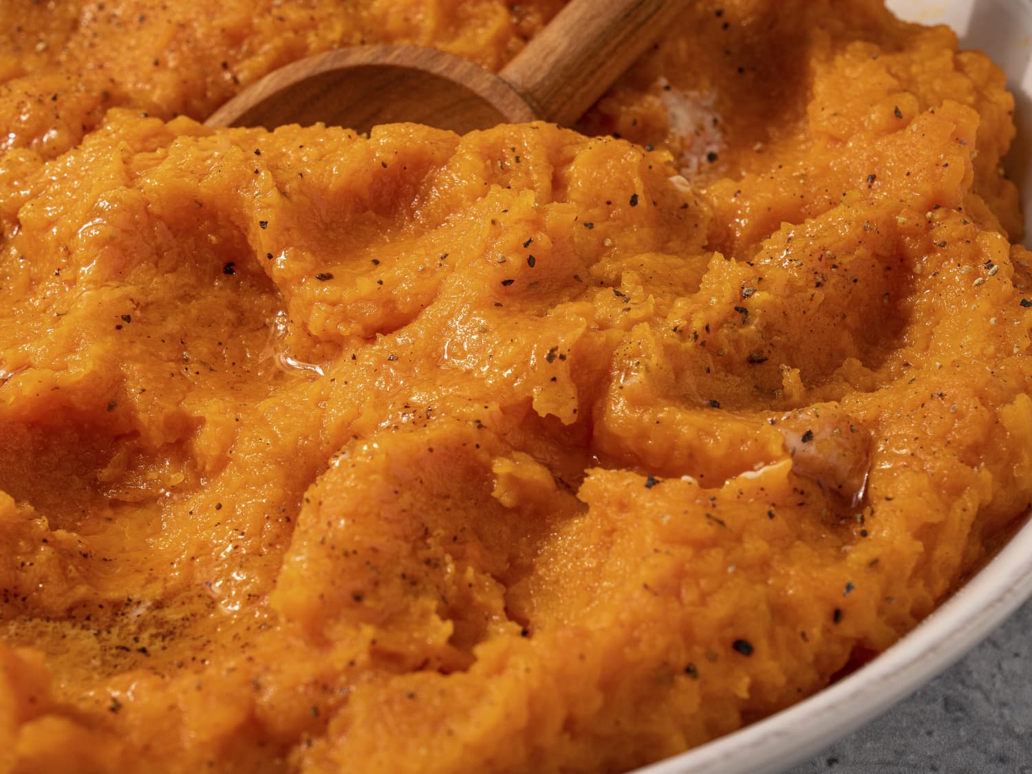 Mashed butternut squash on sale
